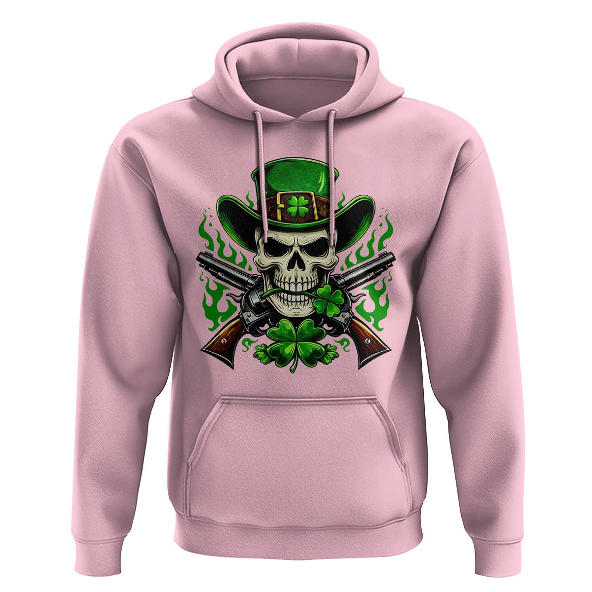 Irish Cowboy Skeleton Hoodie St Patricks Day Party Gift