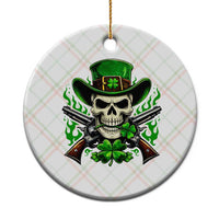 Irish Cowboy Skeleton Ceramic Ornament St Patricks Day Party Gift