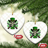 Irish Cowboy Skeleton Ceramic Ornament St Patricks Day Party Gift