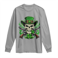Irish Cowboy Skeleton Long Sleeve Shirt St Patricks Day Party Gift