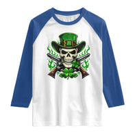 Irish Cowboy Skeleton Raglan Shirt St Patricks Day Party Gift