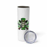 Irish Cowboy Skeleton Skinny Tumbler St Patricks Day Party Gift