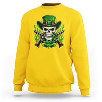 Irish Cowboy Skeleton Sweatshirt St Patricks Day Party Gift