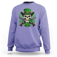 Irish Cowboy Skeleton Sweatshirt St Patricks Day Party Gift