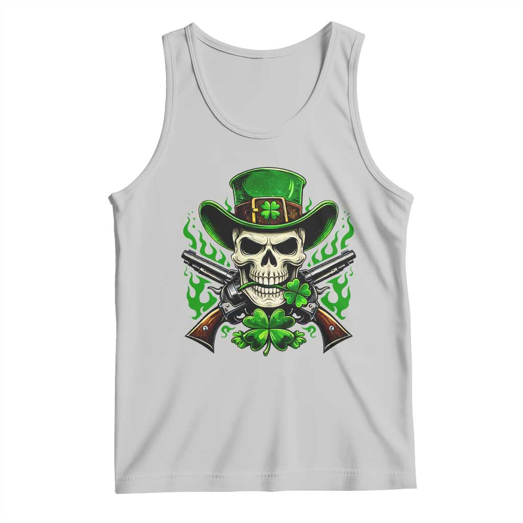Irish Cowboy Skeleton Tank Top St Patricks Day Party Gift
