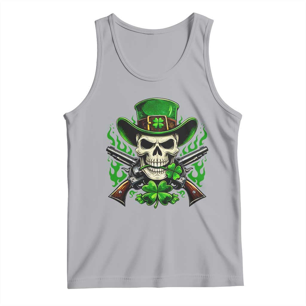 Irish Cowboy Skeleton Tank Top St Patricks Day Party Gift