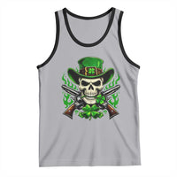 Irish Cowboy Skeleton Tank Top St Patricks Day Party Gift
