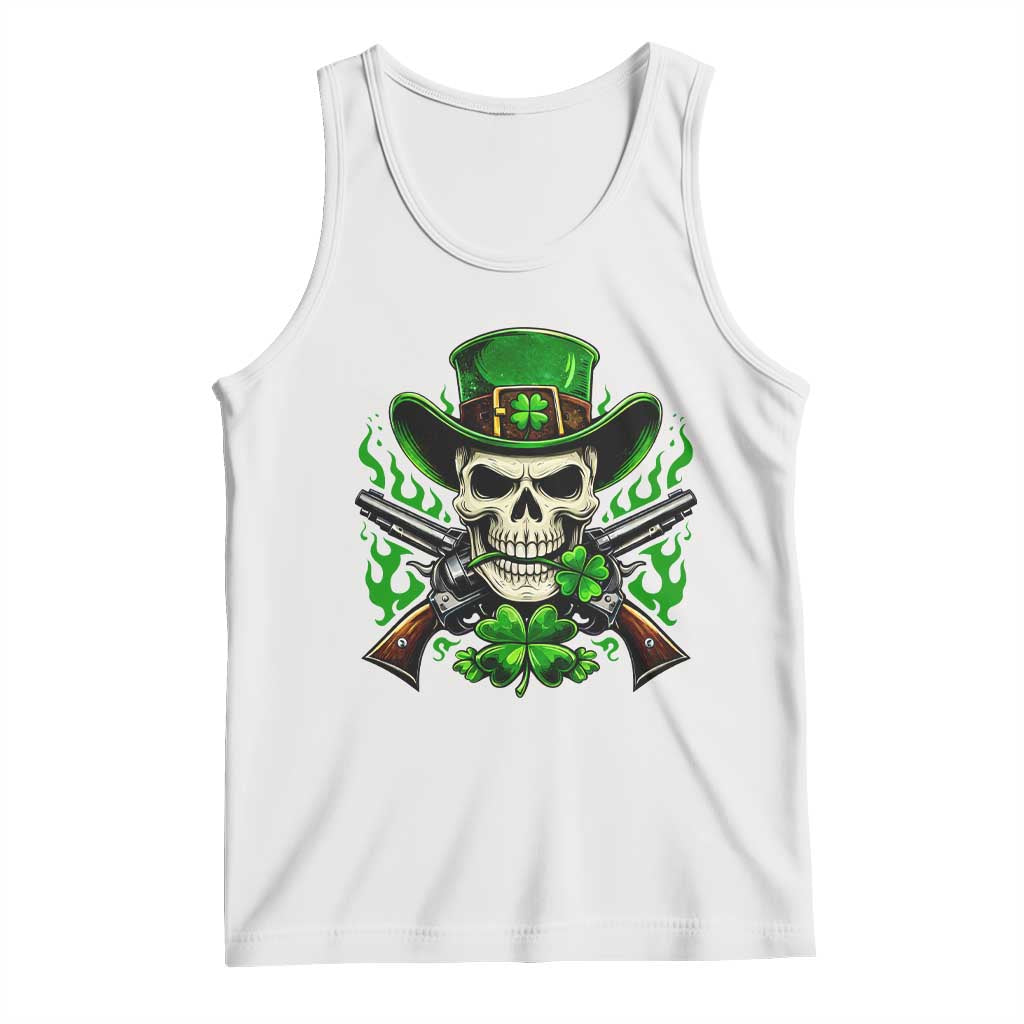 Irish Cowboy Skeleton Tank Top St Patricks Day Party Gift