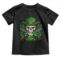 Irish Cowboy Skeleton Toddler T Shirt St Patricks Day Party Gift