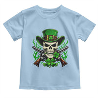 Irish Cowboy Skeleton Toddler T Shirt St Patricks Day Party Gift
