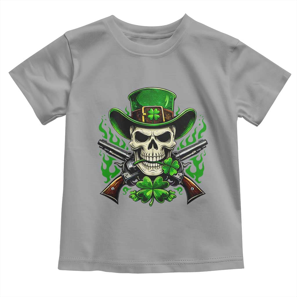 Irish Cowboy Skeleton Toddler T Shirt St Patricks Day Party Gift