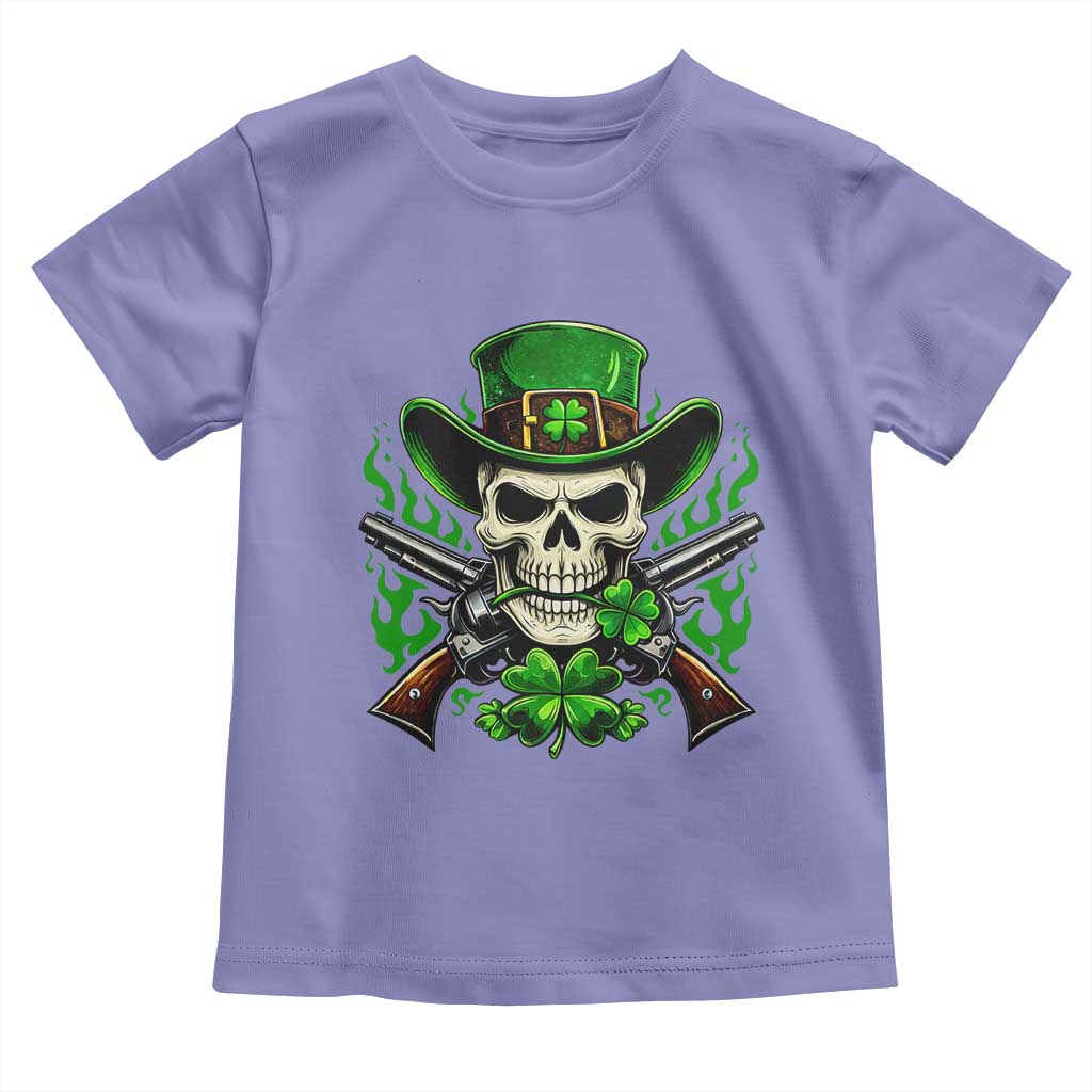 Irish Cowboy Skeleton Toddler T Shirt St Patricks Day Party Gift