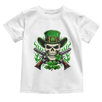 Irish Cowboy Skeleton Toddler T Shirt St Patricks Day Party Gift