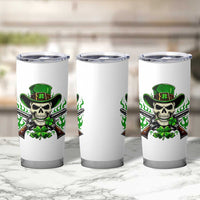 Irish Cowboy Skeleton Tumbler Cup St Patricks Day Party Gift
