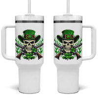 Irish Cowboy Skeleton Tumbler With Handle St Patricks Day Party Gift