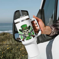 Irish Cowboy Skeleton Tumbler With Handle St Patricks Day Party Gift