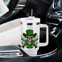 Irish Cowboy Skeleton Tumbler With Handle St Patricks Day Party Gift