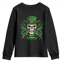 Irish Cowboy Skeleton Youth Sweatshirt St Patricks Day Party Gift
