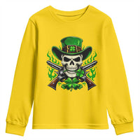 Irish Cowboy Skeleton Youth Sweatshirt St Patricks Day Party Gift