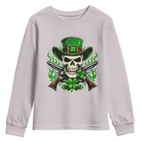 Irish Cowboy Skeleton Youth Sweatshirt St Patricks Day Party Gift