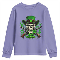 Irish Cowboy Skeleton Youth Sweatshirt St Patricks Day Party Gift