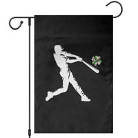 St Patricks Day Baseball Batter Garden Flag Irish Sports Gift