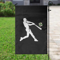 St Patricks Day Baseball Batter Garden Flag Irish Sports Gift