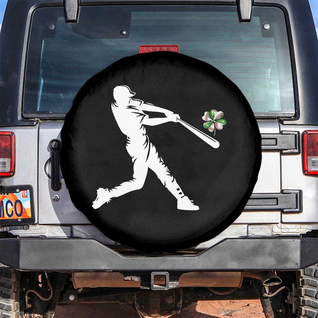 St Patricks Day Baseball Batter Spare Tire Cover Irish Sports Gift
