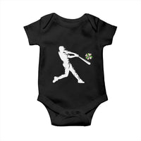 St Patricks Day Baseball Batter Baby Onesie Irish Sports Gift