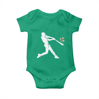 St Patricks Day Baseball Batter Baby Onesie Irish Sports Gift