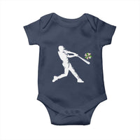 St Patricks Day Baseball Batter Baby Onesie Irish Sports Gift