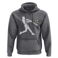 St Patricks Day Baseball Batter Hoodie Irish Sports Gift