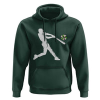 St Patricks Day Baseball Batter Hoodie Irish Sports Gift