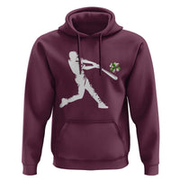 St Patricks Day Baseball Batter Hoodie Irish Sports Gift