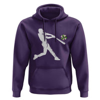 St Patricks Day Baseball Batter Hoodie Irish Sports Gift