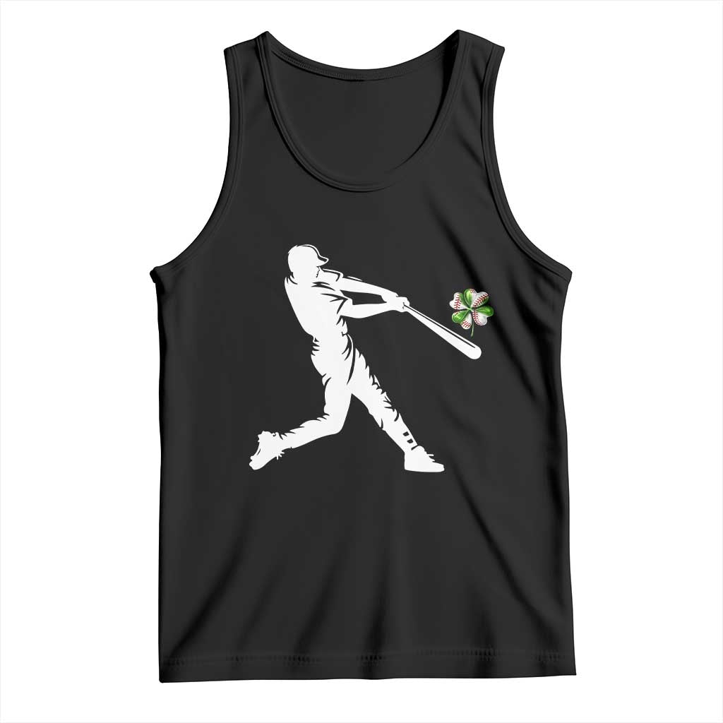 St Patricks Day Baseball Batter Tank Top Irish Sports Gift