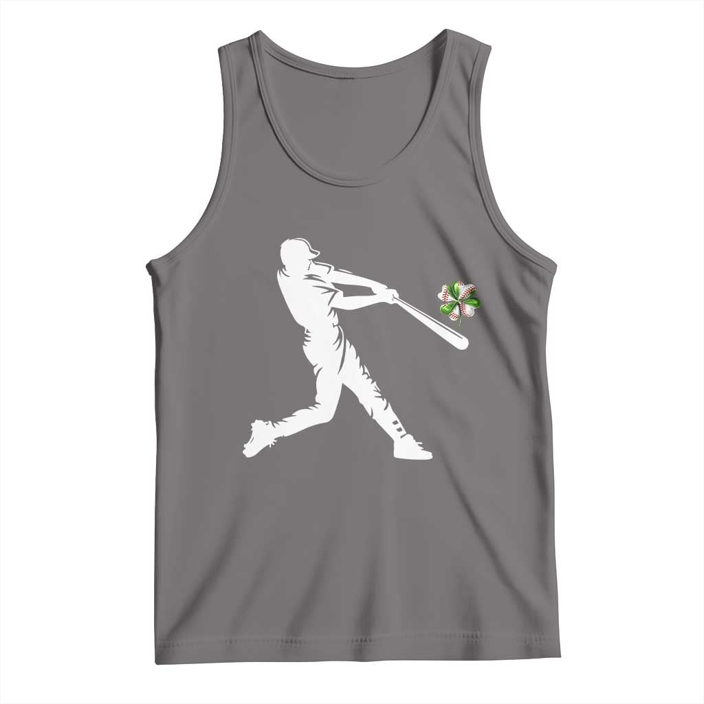 St Patricks Day Baseball Batter Tank Top Irish Sports Gift