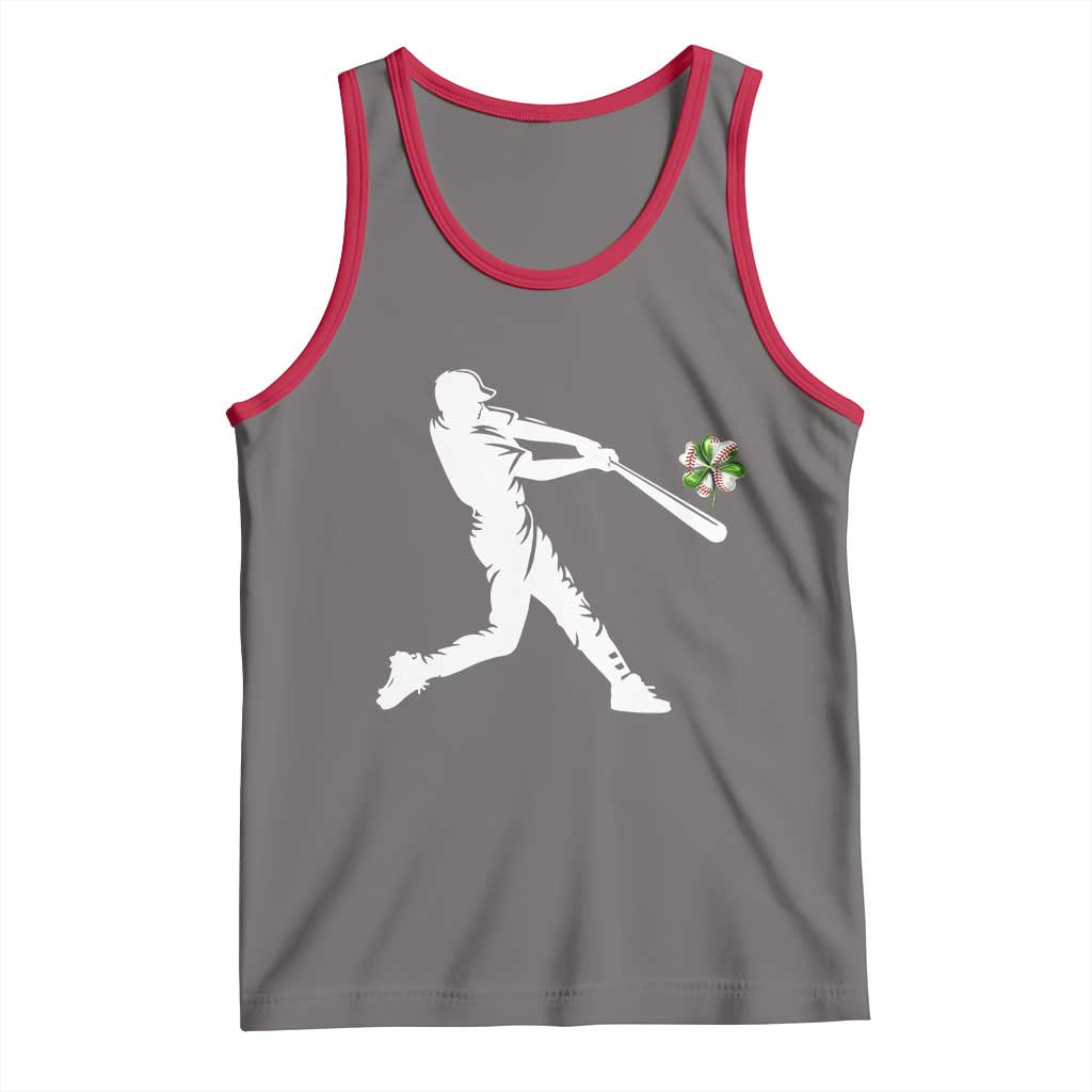 St Patricks Day Baseball Batter Tank Top Irish Sports Gift