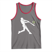 St Patricks Day Baseball Batter Tank Top Irish Sports Gift