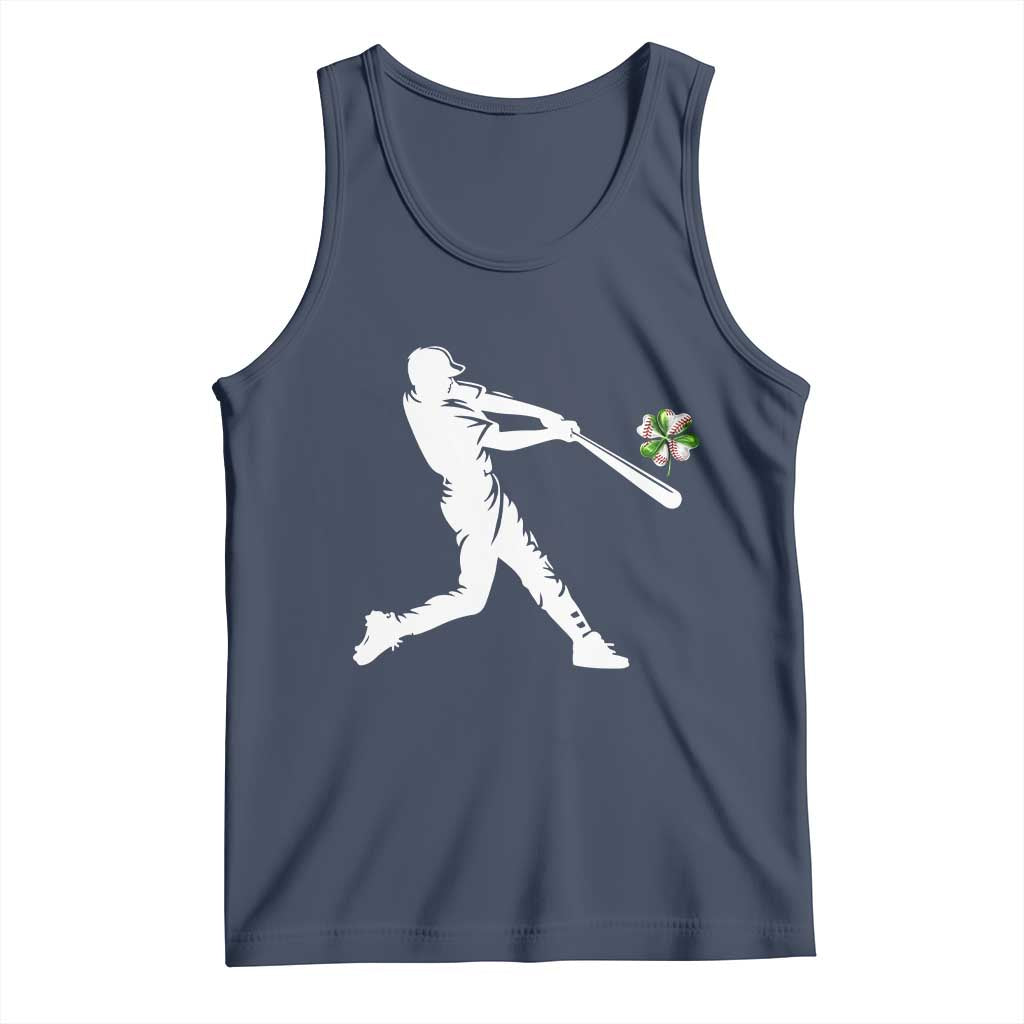 St Patricks Day Baseball Batter Tank Top Irish Sports Gift