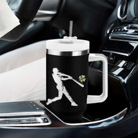 St Patricks Day Baseball Batter Tumbler With Handle Irish Sports Gift