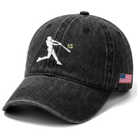 St Patricks Day Baseball Batter Washed Cotton Baseball Cap Irish Sports Gift