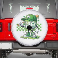 St Patricks Day Shamrock Baseball Player Gift Spare Tire Cover