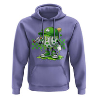St Patricks Day Shamrock Baseball Player Gift Hoodie