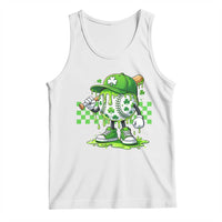 St Patricks Day Shamrock Baseball Player Gift Tank Top