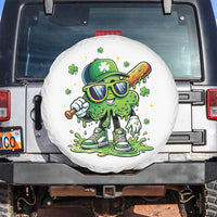 Funny St Patricks Day Clover Baseball Player Gift Spare Tire Cover