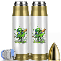 Funny St Patricks Day Clover Baseball Player Gift Bullet Tumbler
