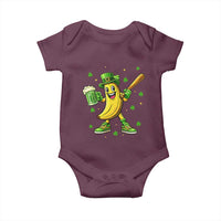 Funny Banana Baseball Player Gift Baby Onesie St Patricks Day