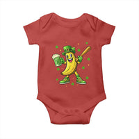 Funny Banana Baseball Player Gift Baby Onesie St Patricks Day