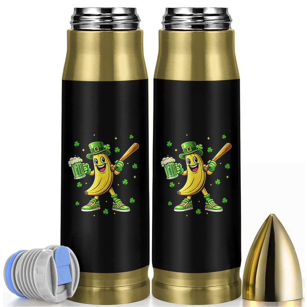 Funny Banana Baseball Player Gift Bullet Tumbler St Patricks Day
